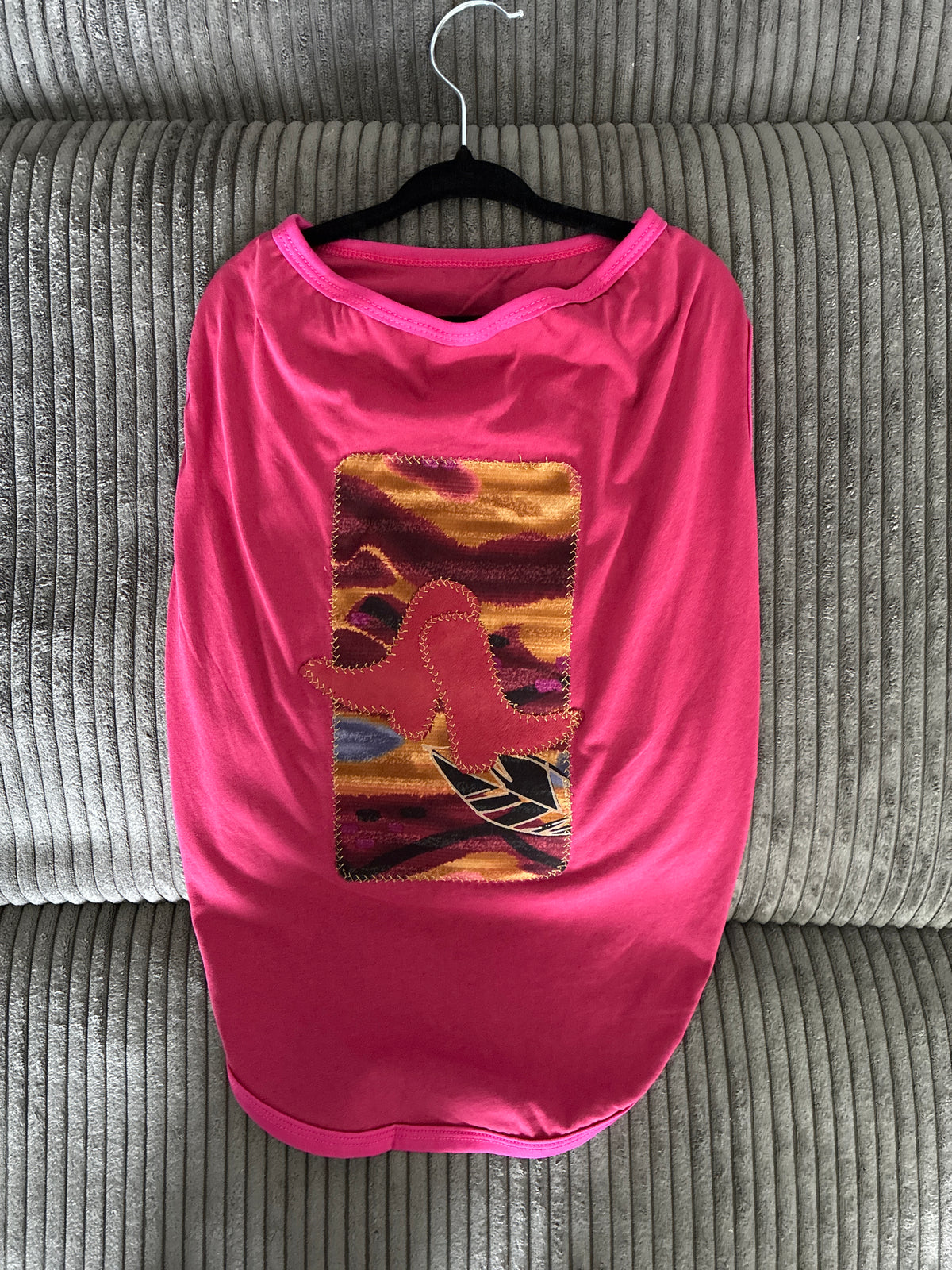 Large- pink pet tank top