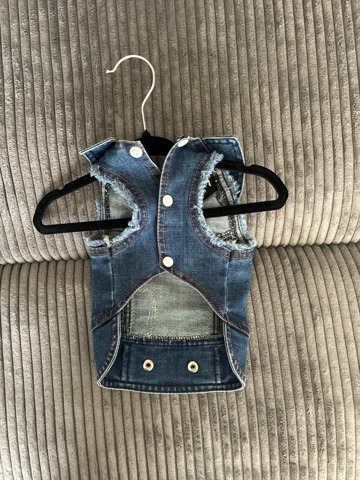 Small- Denim pet vest