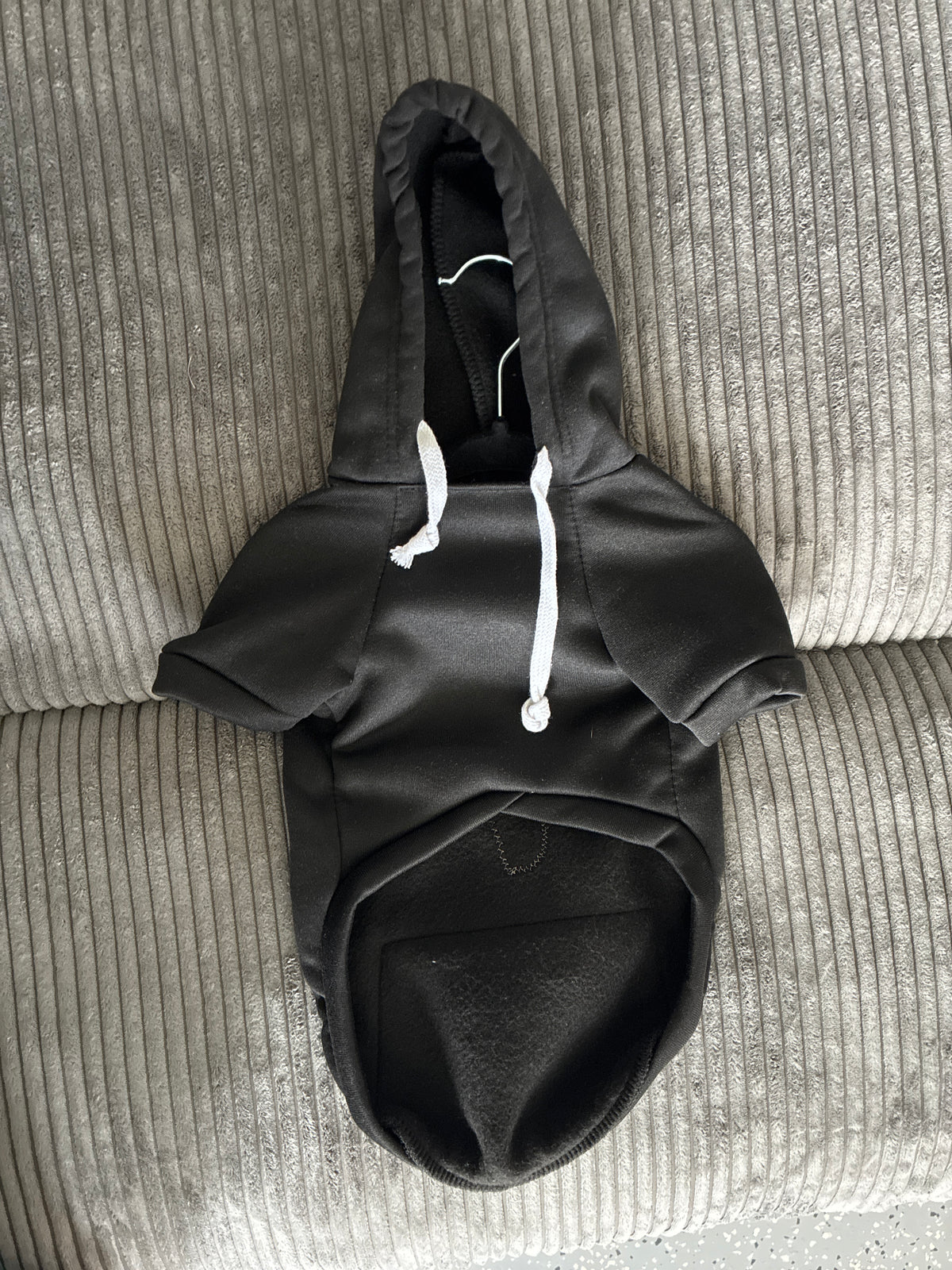 Size medium- Black pet hoodie