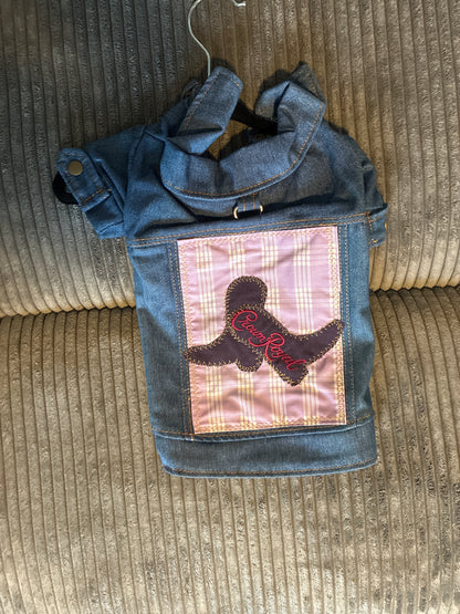 Medium- Denim pet shirt