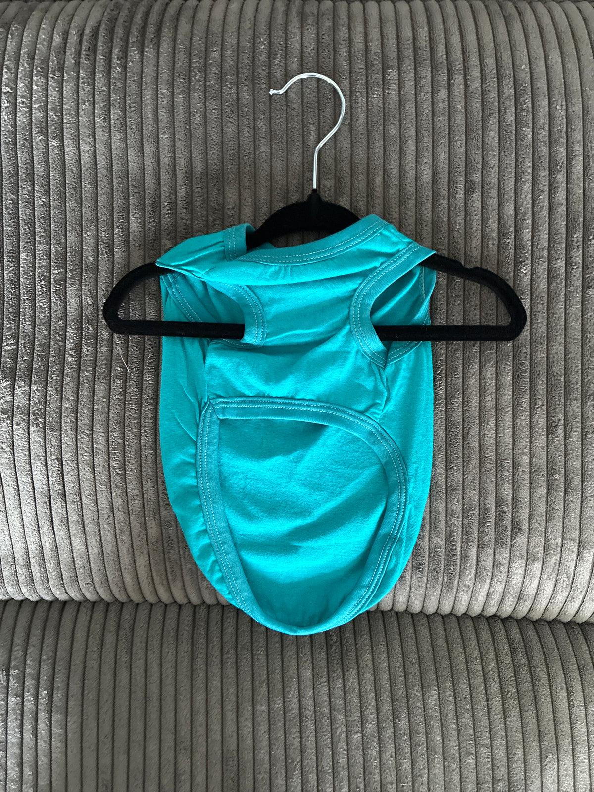Small- Teal pet tank top