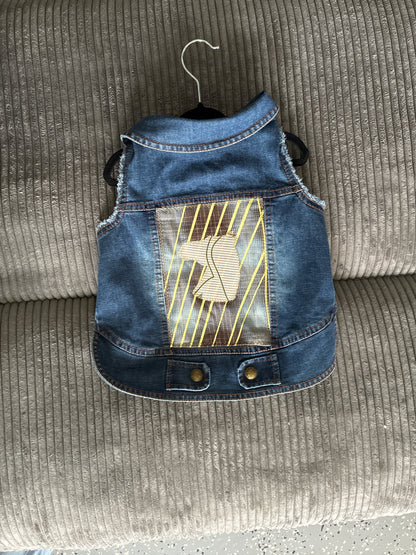 Medium- Denim pet vest