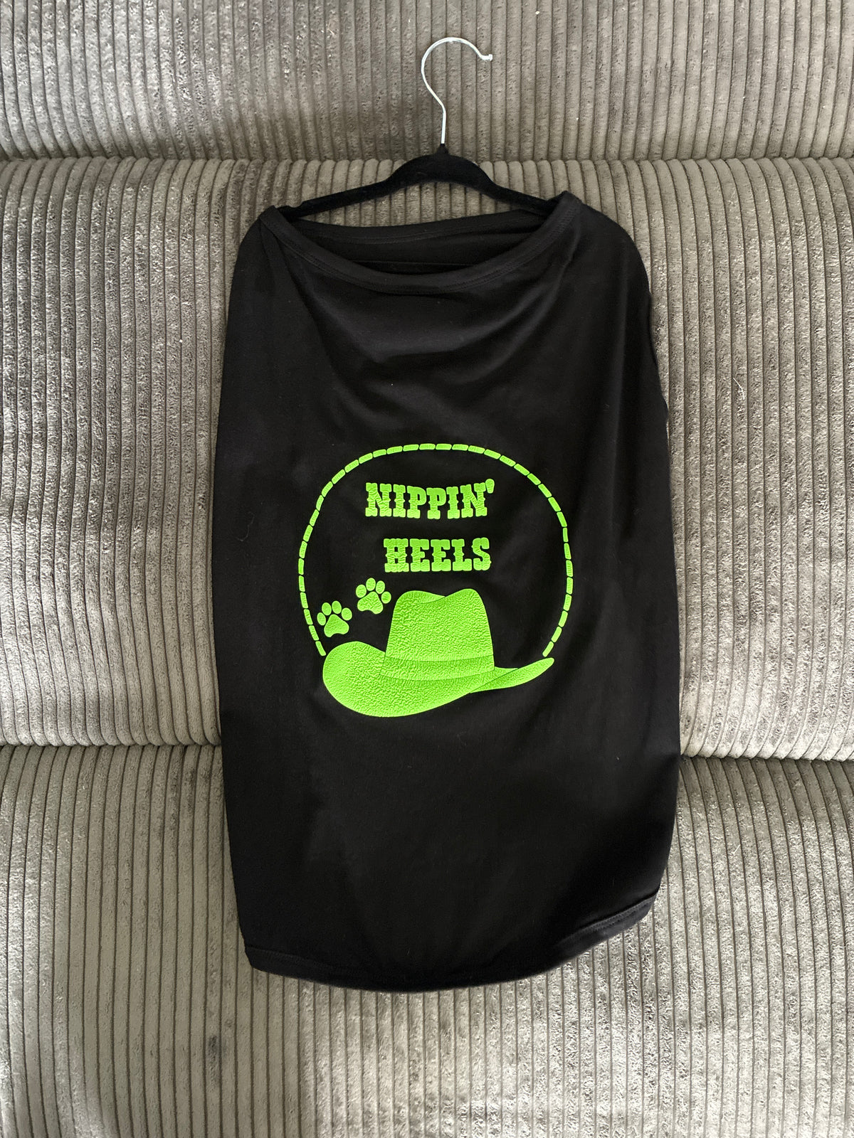 XL black pet tank top