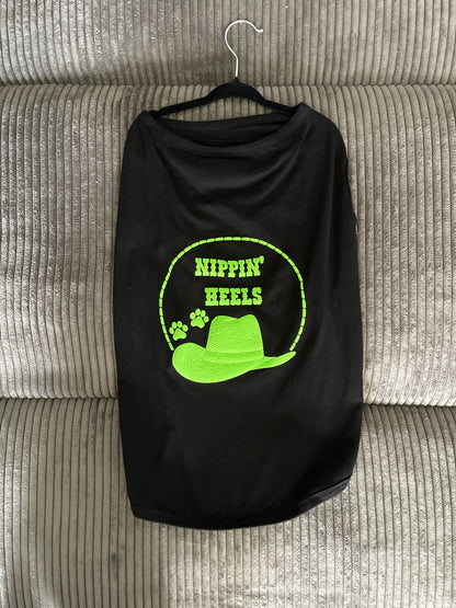 XL black pet tank top