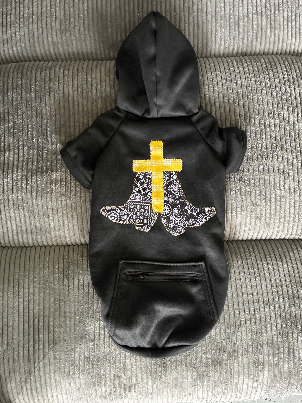 3XL- Black Pet hoodie