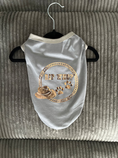 Small- Grey pet tank top