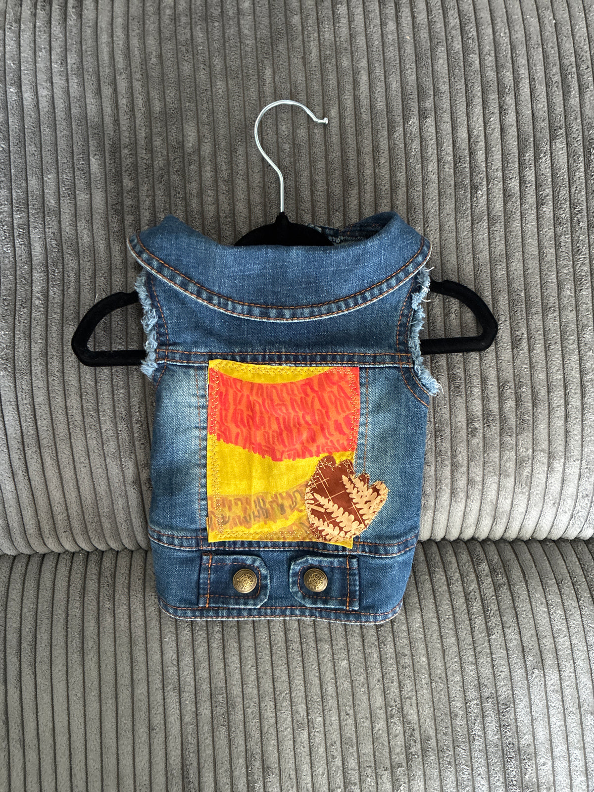 Small- Denim pet vest