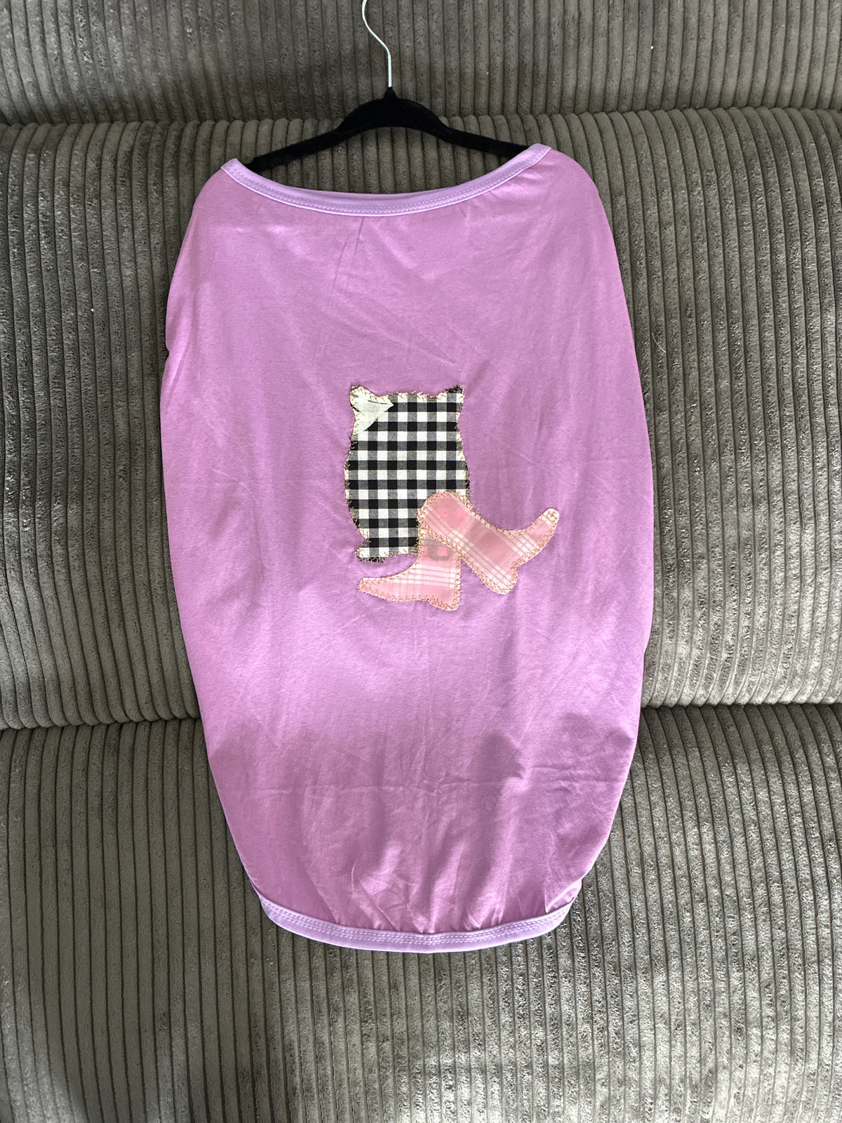 XL- purple pet tank top