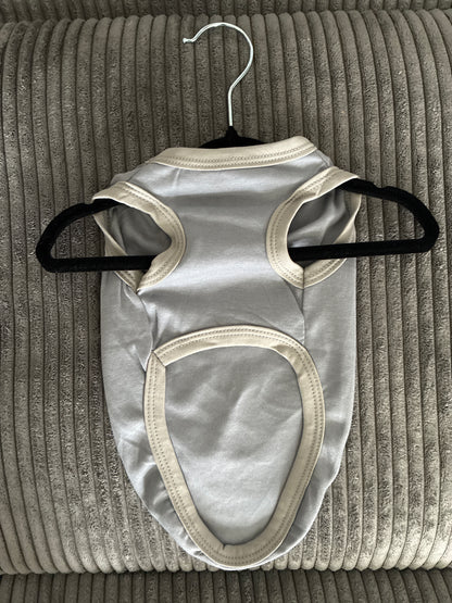 Small- Grey pet tank top