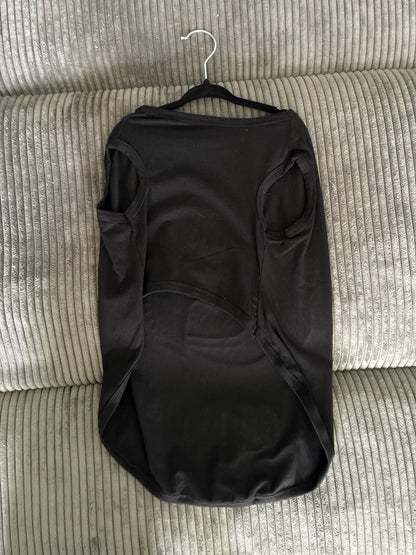 XL black pet tank top