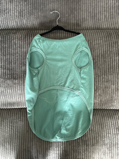 XL- Green pet tank top