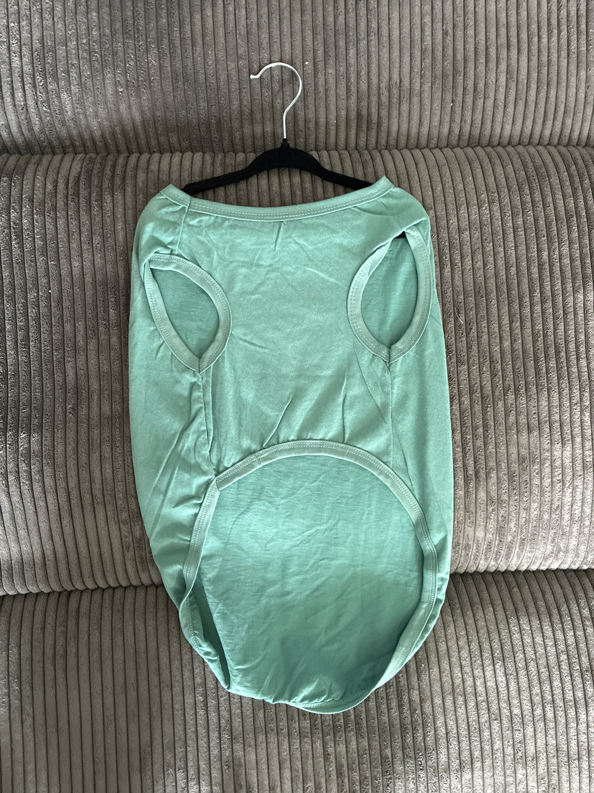 Large- green pet tank top