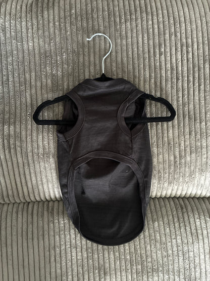Small- Black Pet tank top