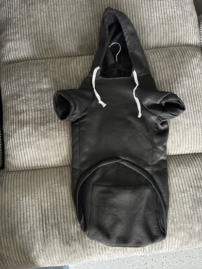 4XL- Black Pet hoodie