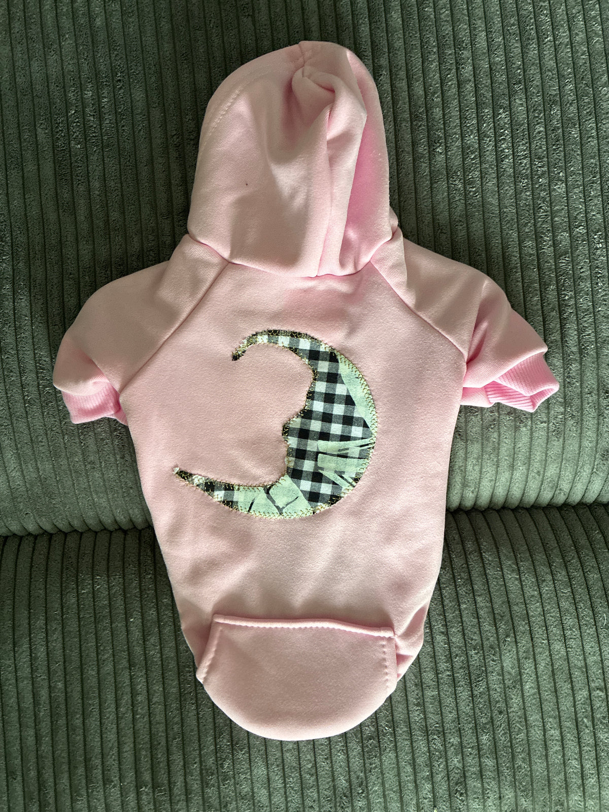 Medium- pink pet hoodie
