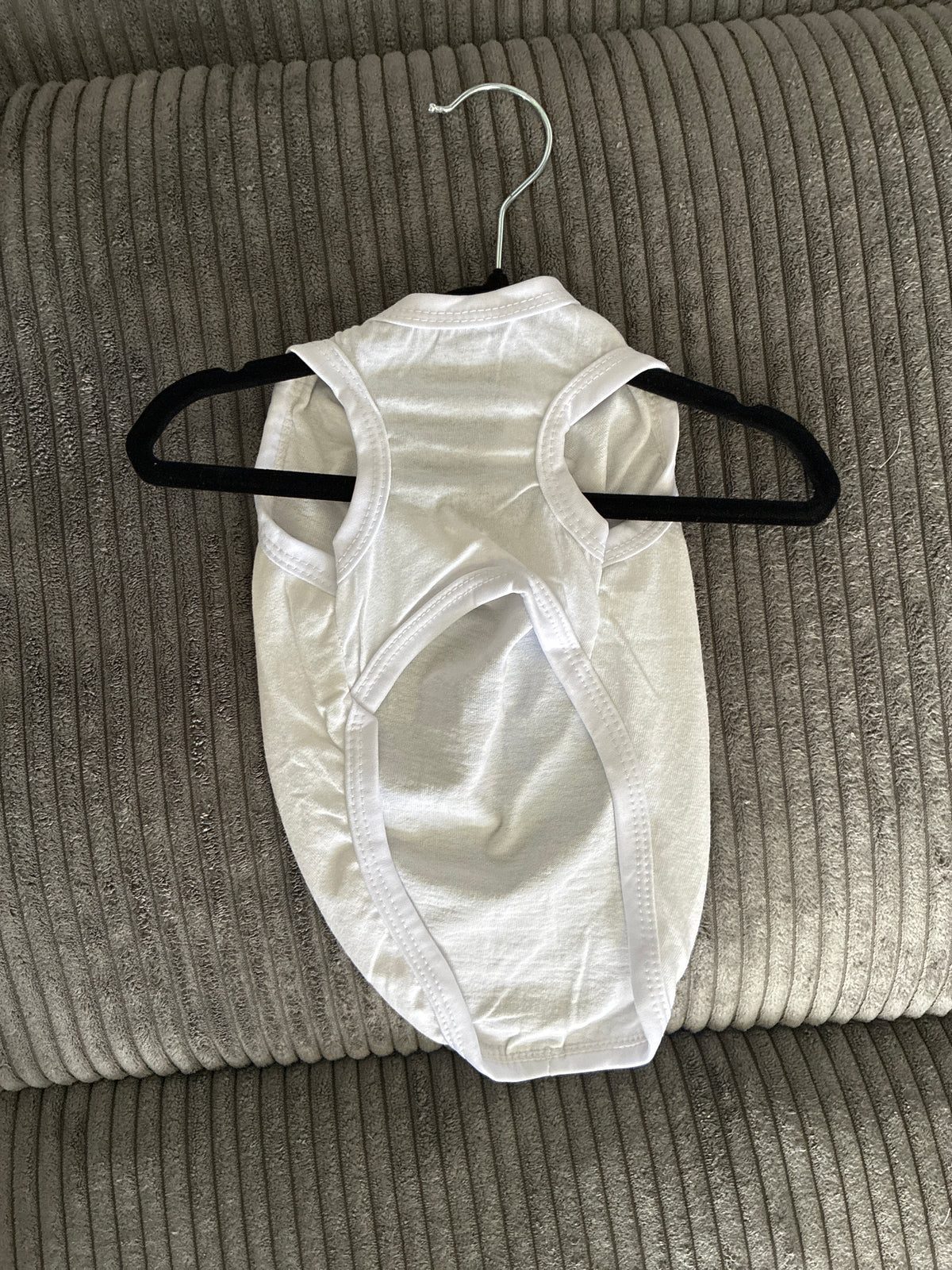 Small- White pet tank top