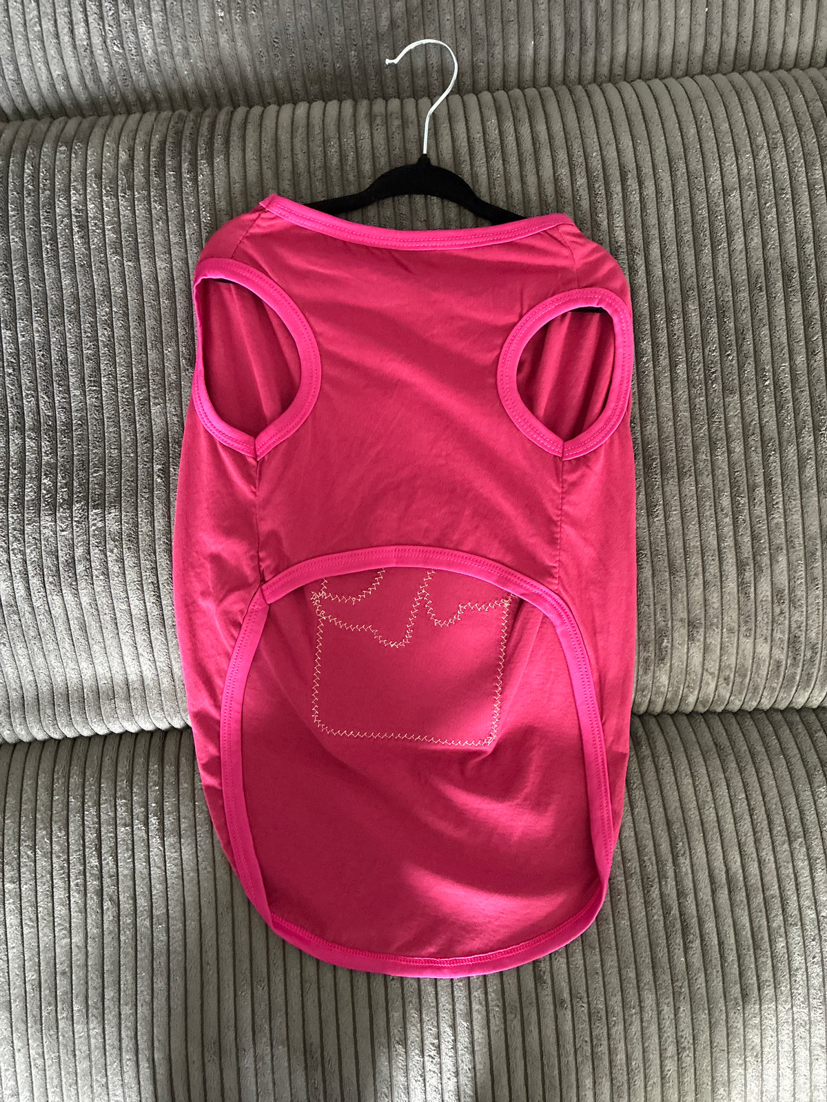 Large- pink pet tank top