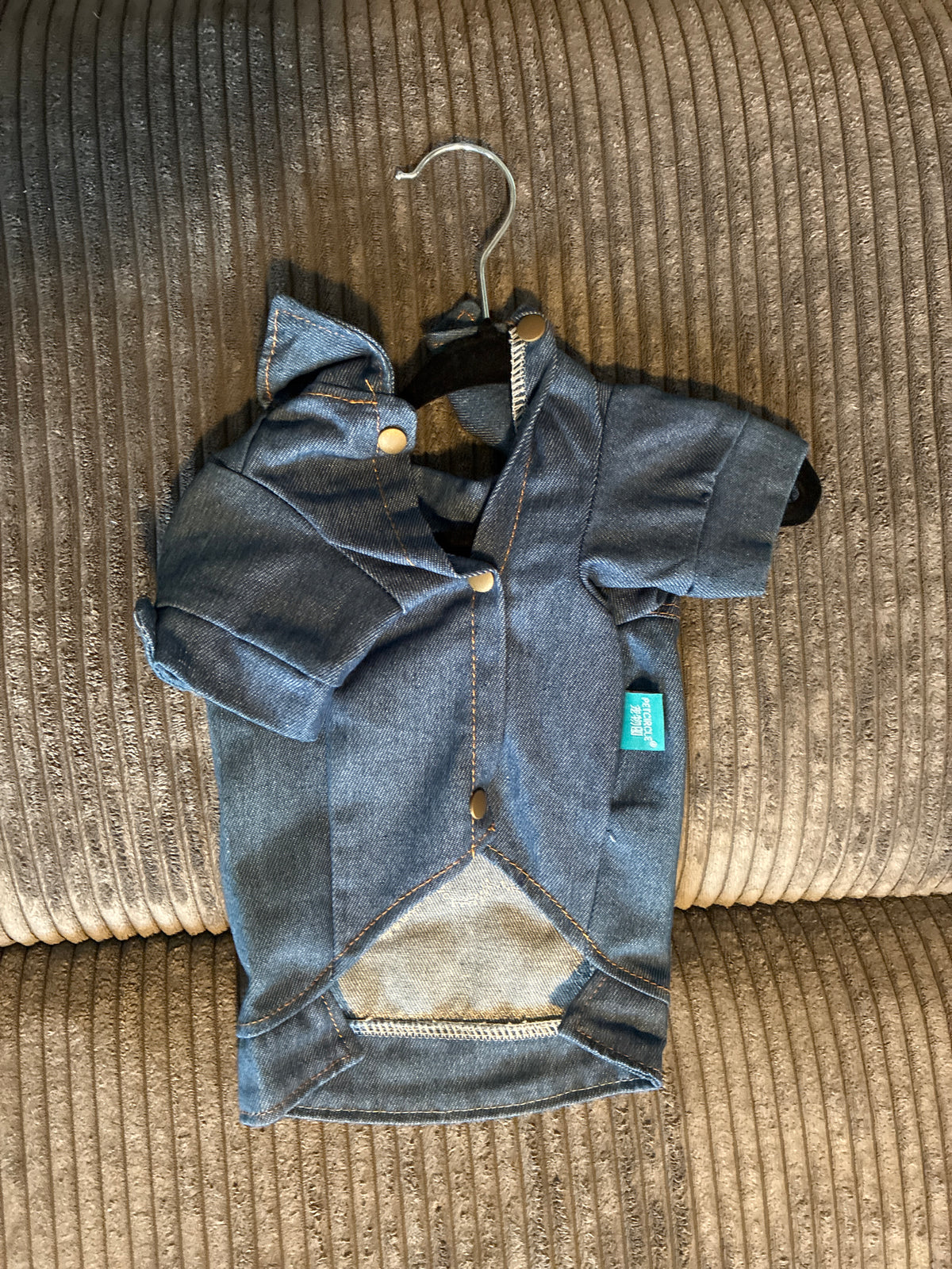 Medium- Denim pet shirt