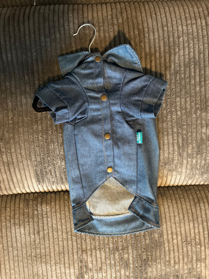 Large- denim pet t-shirt