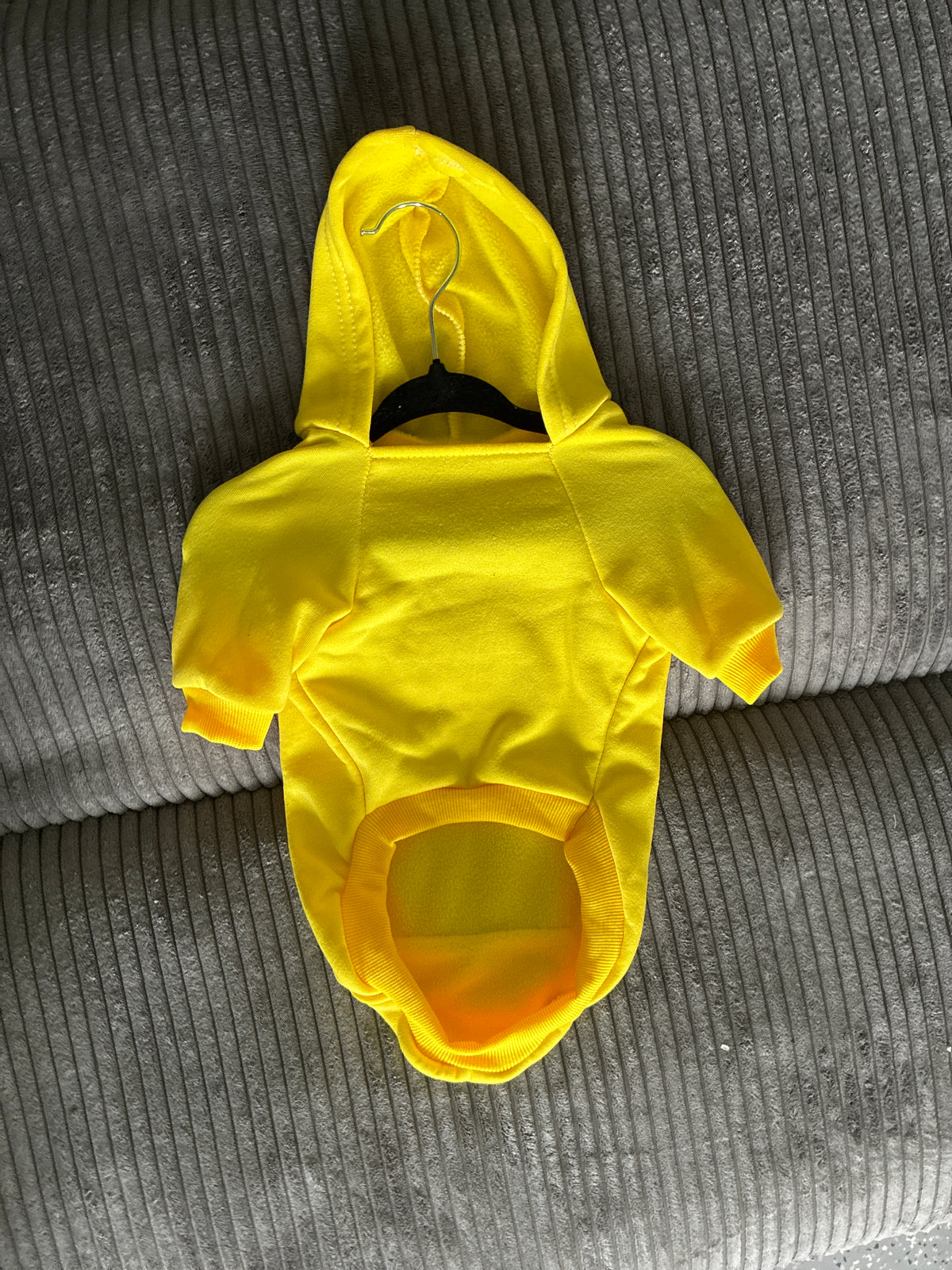 Medium- Yellow pet hoodie