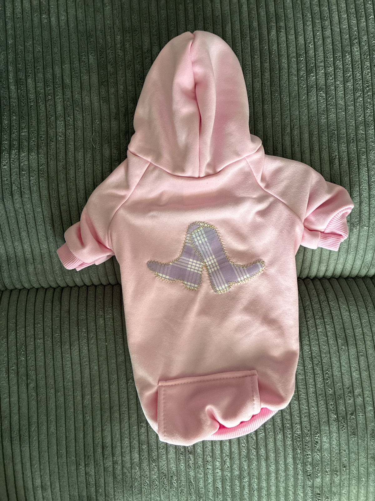 Medium- pink pet hoodie