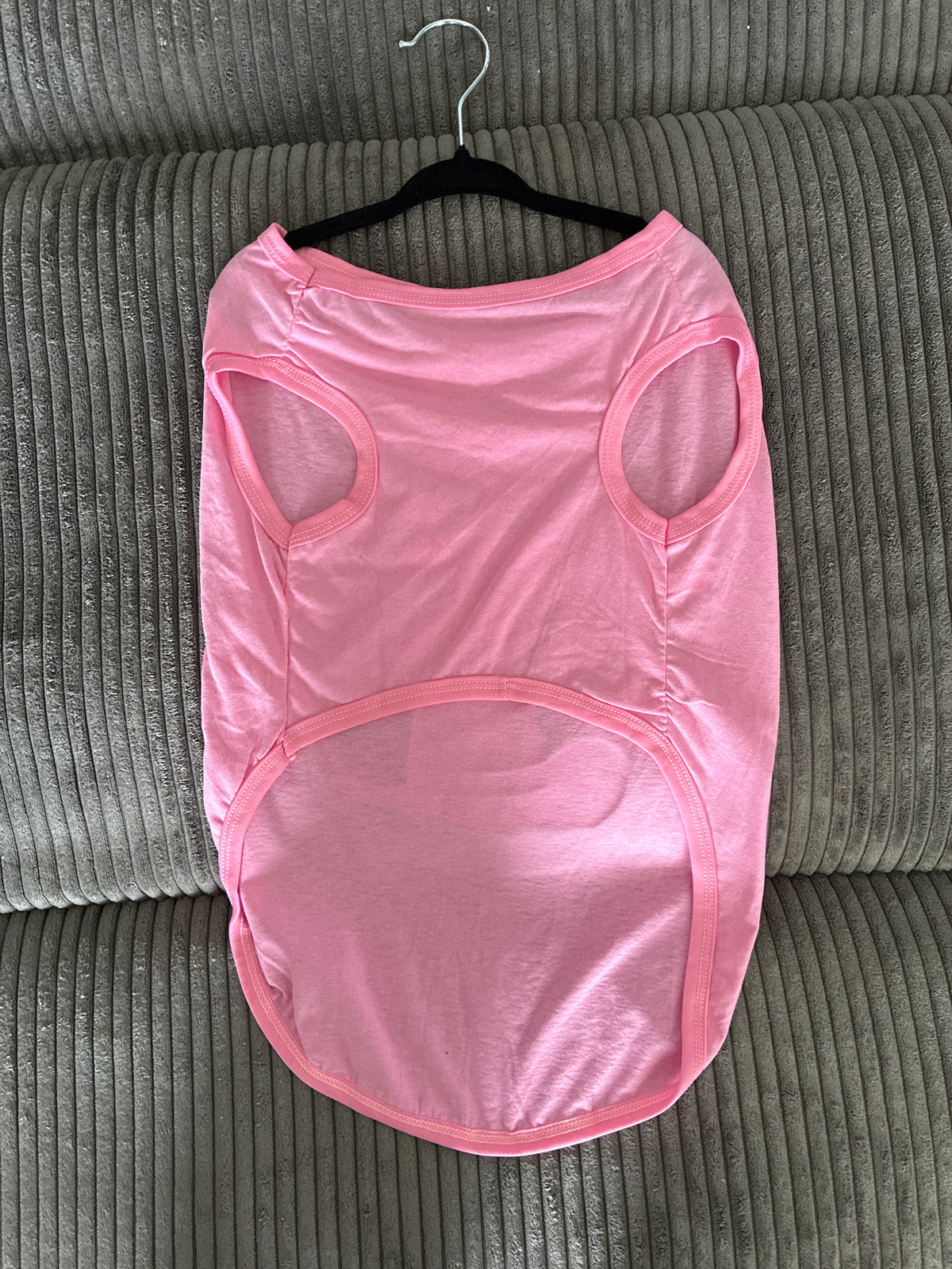Large- pink pet tank top