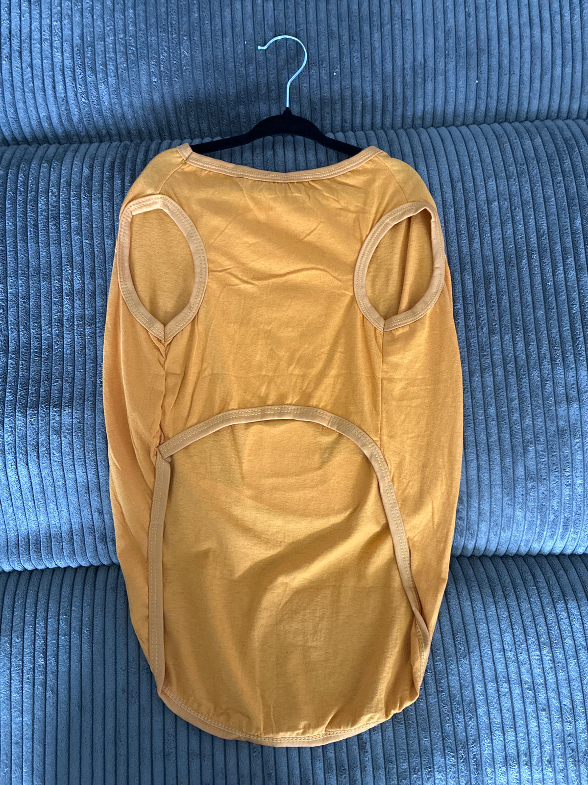 XL- Yellow pet tank top