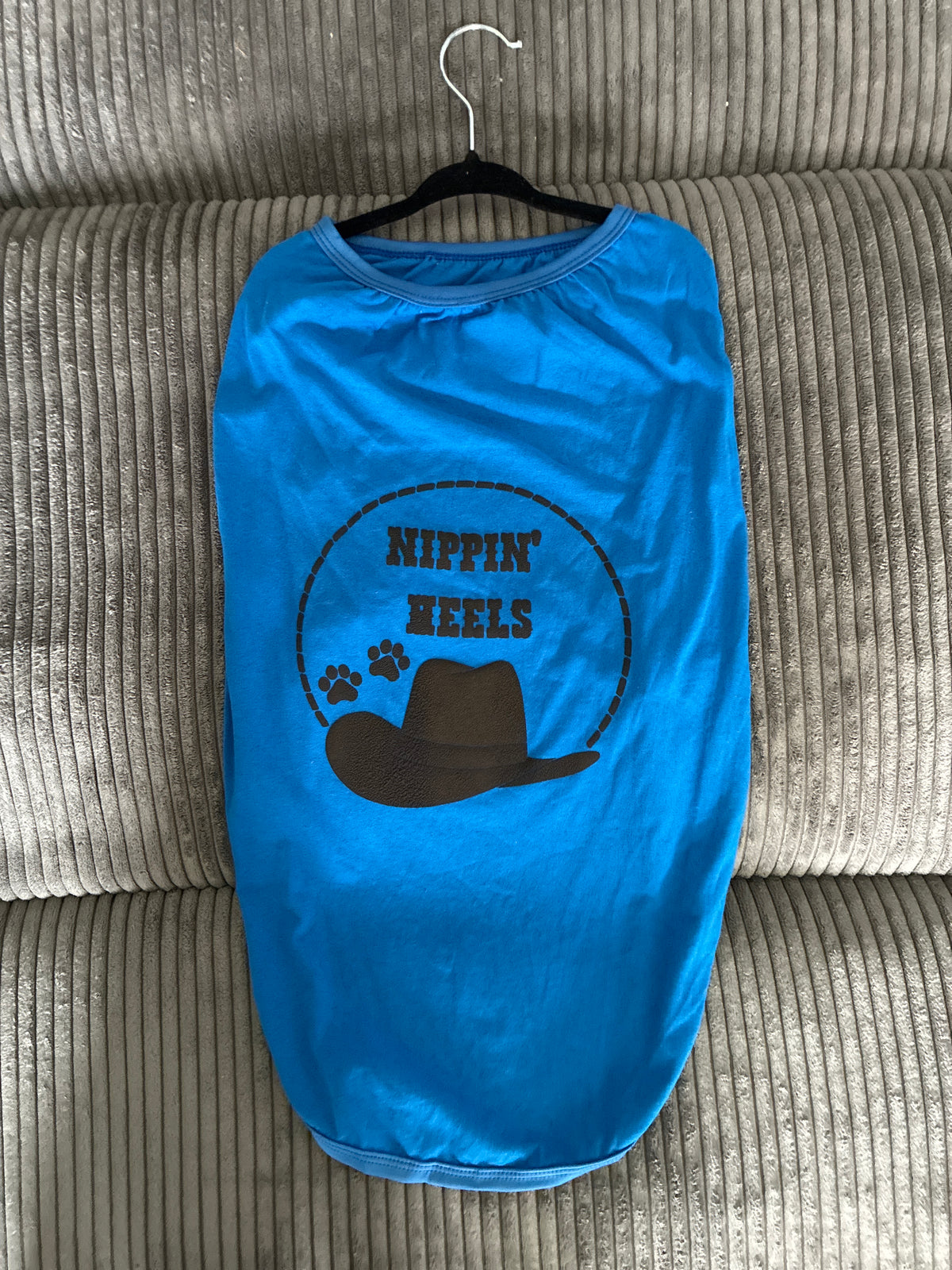 XL- Blue pet tank tops