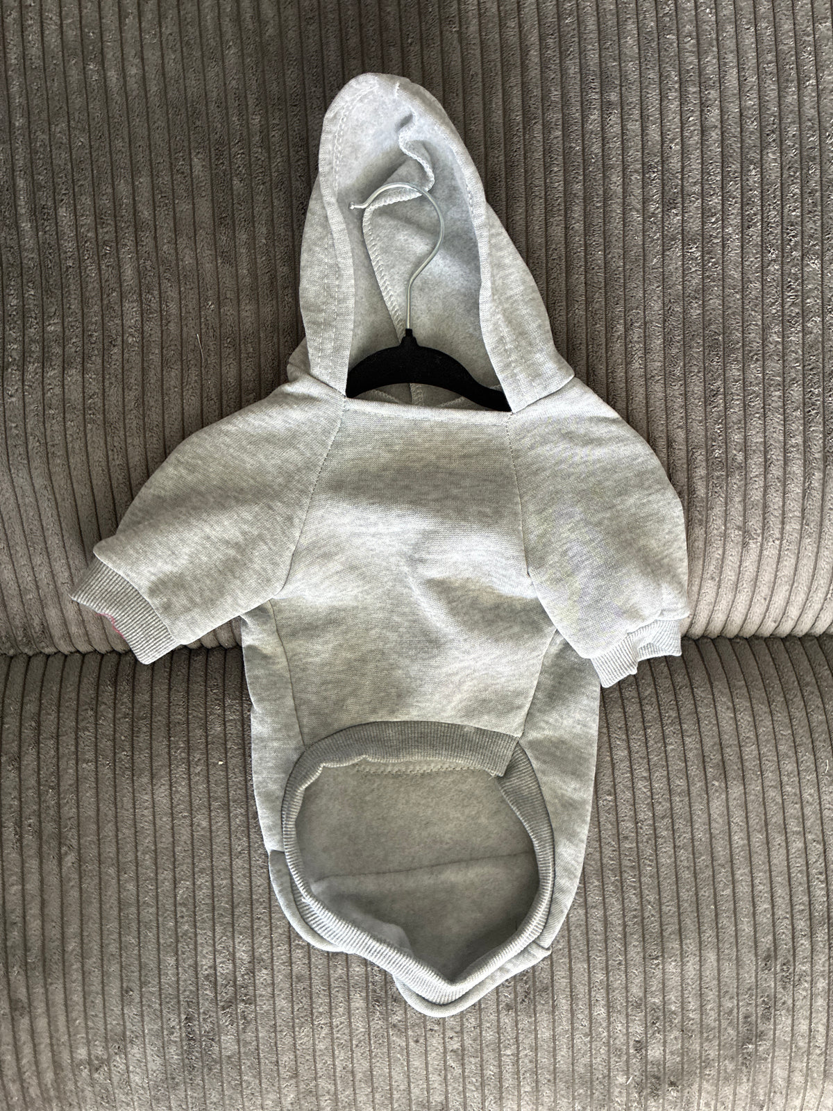 Medium-Grey pet hoodie