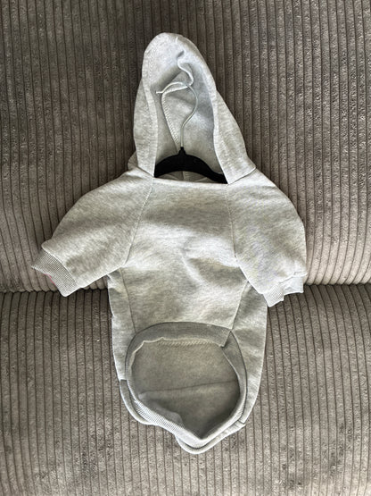 Medium-Grey pet hoodie