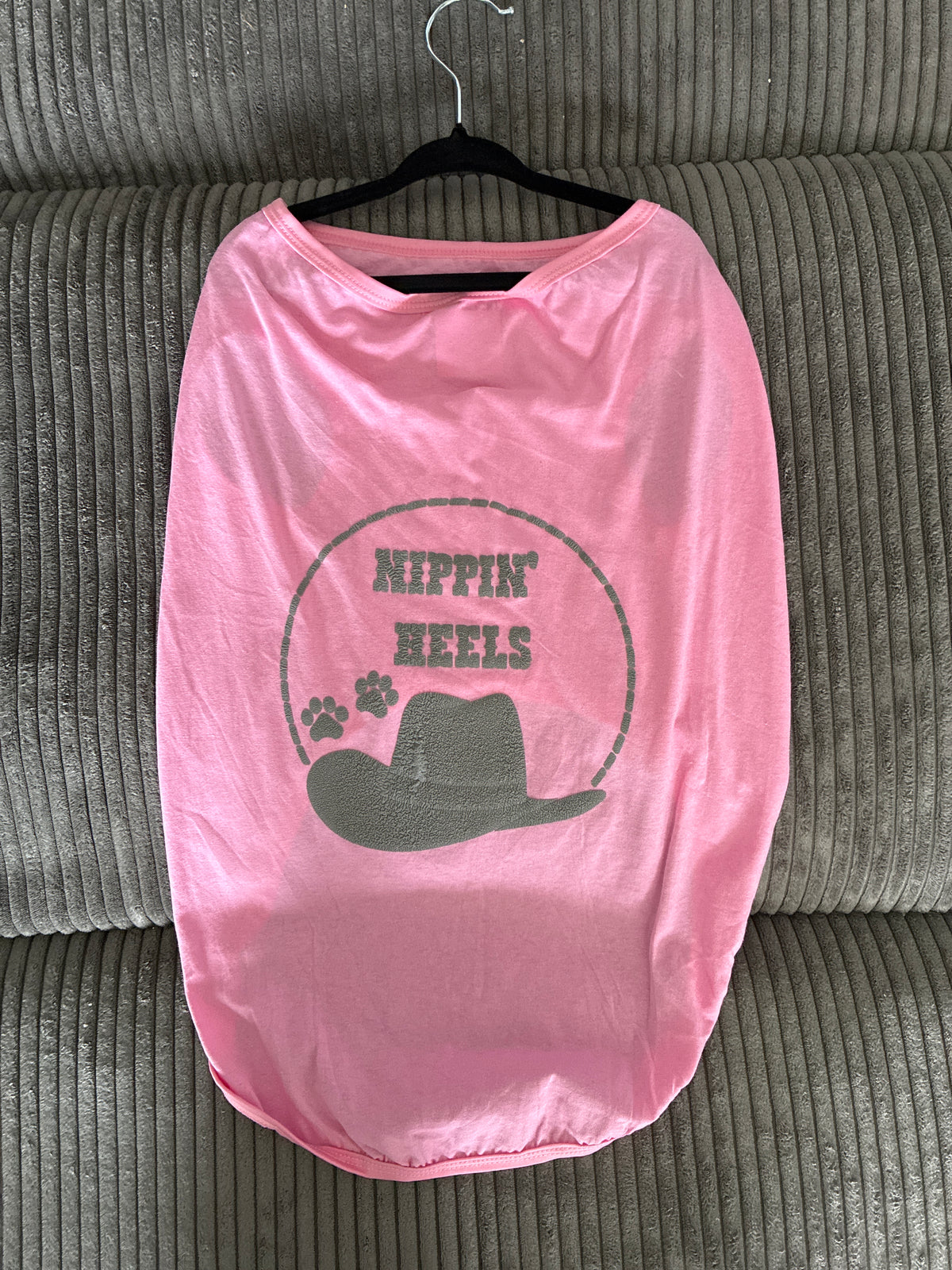 XL- pink pet tank top
