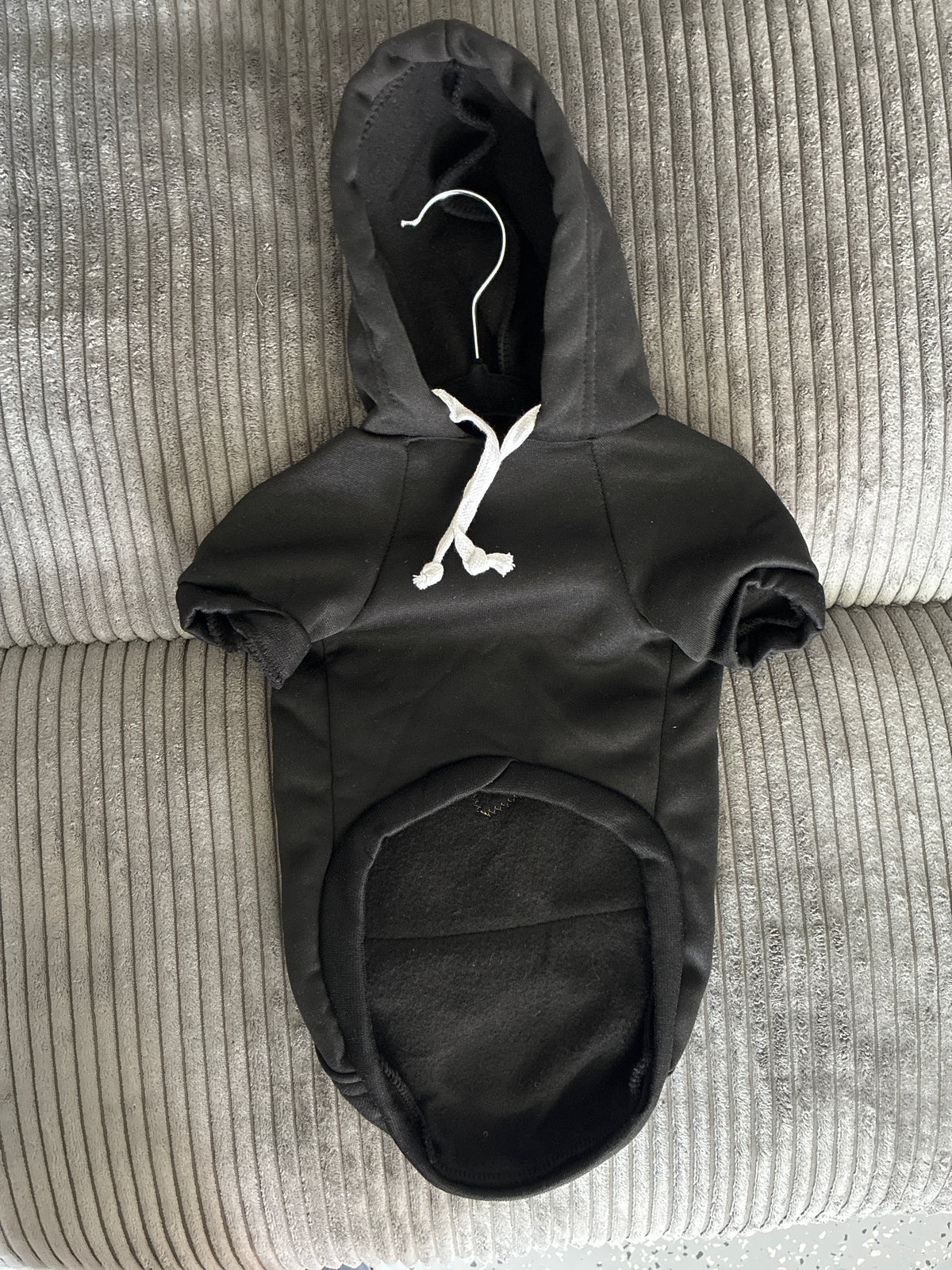 Medium- Black pet hoodie
